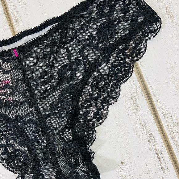 VS PINK Polka Dot Extra Low Rise Cheekster Vintage Retired Style - Picture 5 of 7